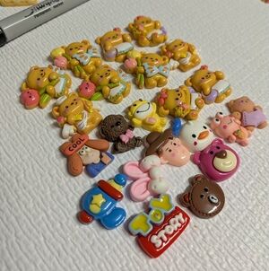 ❤️3/$10❤️ M22 Mix of resin cabochons for crafts